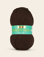 Sirdar Hayfield Bonus Aran Kntting/Crochet Wool/Yarn 100g Acrylic -  Cocoa