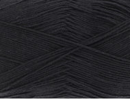 King Cole 4 Ply Sock Wool Yarn Knitting Crochet Cotton Socks 100g Black