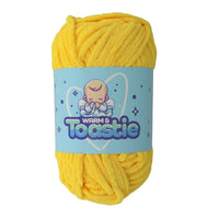 King Cole Warm and Toastie Super Chunky 200g Soft Fluffy Chenille Yarn Yellow