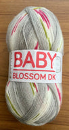 Hayfield Baby Blossom DK Knitting Crochet Yarn Wool 100g Budding Babe