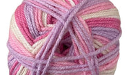 Cygnet Baby Pato Prints DK 100g Self-Striping Knitting Yarn Pink Bow