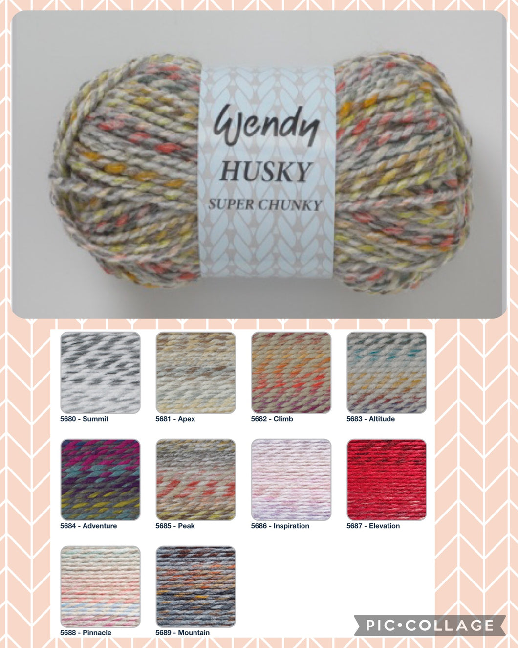 Wendy Husky Super Chunky Acrylic Yarn Wool  100g Crocheting/Knitting Crafts