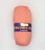Sirdar Hayfield Bonus DK Knitting/Crochet Wool/Yarn Pack 5 x 100g Salmon