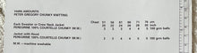 Load image into Gallery viewer, Peter Gregory Chunky knitting pattern 699 - Sweaters &amp; Jackets 20-30 ins
