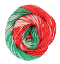 Load image into Gallery viewer, King Cole Fjord DK wool yarn self patterning mock fair-isle 100g Festive
