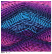 King Cole Rebel 4Ply Wool/Nylon Yarn Craft Sock Knitting Crochet 100g Rogue