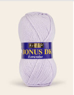 Sirdar Hayfield Bonus DK Kntting/Crochet Wool/Yarn 100g Acrylic Lavender