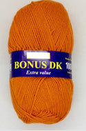 Sirdar Hayfield Bonus DK Kntting/Crochet Wool/Yarn 100g Acrylic Burnt Orange