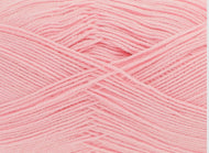 King Cole 4 Ply Sock Wool Yarn Knitting Crochet Cotton Socks 100g Rose