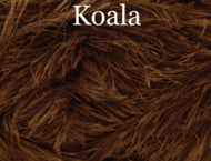 King Cole Moments DK 50g Faux Fur Eyelash Knitting Wool/Yarn - Koala