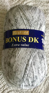 Sirdar Hayfield Bonus DK Kntting/Crochet Wool/Yarn 100g Acrylic Stormcloud