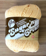 Lily - Sugar ‘n Cream Cotton Knitting Wool/Yarn Solids -  Country Yellow - 70.9g