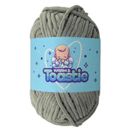 King Cole Warm & Toastie Super Chunky 200g Soft Fluffy Chenille Yarn Grey