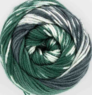 King Cole Fjord DK wool yarn self patterning mock fair-isle 100g Bindal