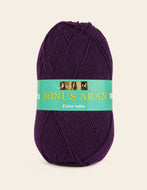 Sirdar Hayfield Bonus Aran Knitting/Crochet Yarn 100g Acrylic -  Purple 