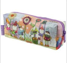 Load image into Gallery viewer, Pencil case, notions case, pouch - Crafting Gnomes by Emma Ball
