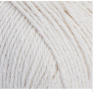 King Cole Recycled Dishcloth Cotton DK Yarn for Knitting/Crochet 100g - Cream