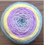 King Cole Curiosity DK Wool/Yarn Cake Self Striping Knitting - Fizz - 150g
