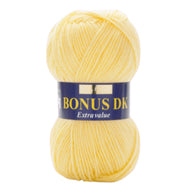 Sirdar Hayfield Bonus DK Kntting/Crochet Wool/Yarn 100g Acrylic Primrose 