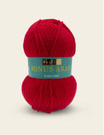 Sirdar Hayfield Bonus Aran Kntting/Crochet Yarn 100g Acrylic -  Signal Red