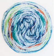 James C Brett Cotton Waves DK Cotton Yarn 100g Cake WV08 Hint of Autumn 