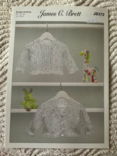 Load image into Gallery viewer, James C Brett DK Knitting pattern JB372 Baby Cardigan &amp; Sweater 12-20 in
