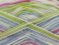 King Cole Cherish Baby DK 100% Acrylic Self Patterning Yarn Rhubarb 