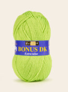 Sirdar Hayfield Bonus DK Kntting/Crochet Wool/Yarn 100g Acrylic Neon Green