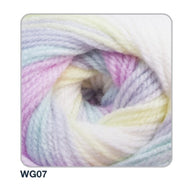 Wendy GIGGLES DK Acrylic Multicolour Multi-tonal Baby Knitting Yarn 100g WG07