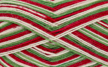 Load image into Gallery viewer, King Cole Zig Zag 4 Ply Knitting Sock Yarn Wool 100g Ball incl Christmas
