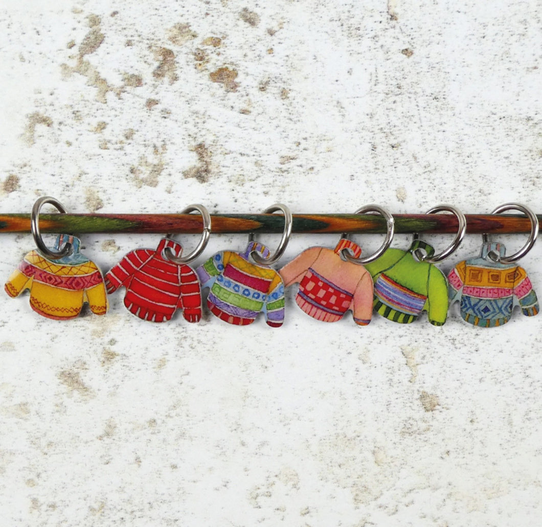 Emma Ball - Stitch Markers (Set of 6) - Jumpers (KN32)