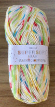 Load image into Gallery viewer, Sirdar Snuggly Supersoft Aran Rainbow Drops Knitting Wool/Yarn -100g
