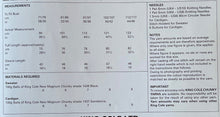 Load image into Gallery viewer, King Cole Chunky Knitting pattern 4275 Sweater &amp; Cardigan 28-46 ins
