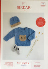 Load image into Gallery viewer, Sirdar Knitting Pattern 5401 Sweater/Hat in Snuggly Snowflake Chunky 16.5-22 in
