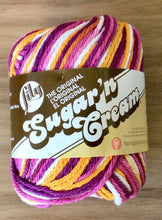 Load image into Gallery viewer, Lily - The Original Sugar ‘n Cream Cotton Knitting Wool / Yarn - Ombre - 56.7g
