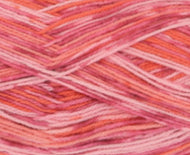 King Cole Zig Zag 4 Ply Knitting Crochet Sock Yarn  Wool 100g Ball Rose