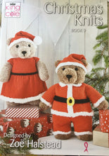 Load image into Gallery viewer, King Cole Christmas Knits Pattern Book 9 Designed by Zoe Halstead
