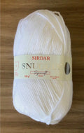 Sirdar Snuggly Supersoft Aran Knitting Wool Yarn 100g - White