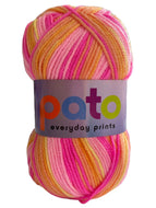 Cygnet Pato Everyday Prints DK 100g Soft Acrylic Knitting Crochet Yarn Tea Party