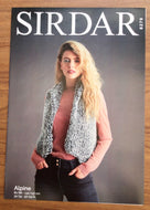 Sirdar knitting pattern 8279 - Waistcoat in Alpine #1