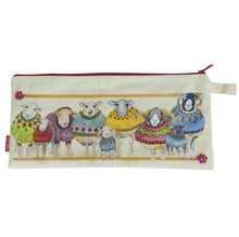 Load image into Gallery viewer, Emma Ball LPB02 - Sheep in Sweaters Long Project  bag - Knitting Crochet Sewing
