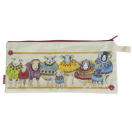 Emma Ball LPB02 - Sheep in Sweaters Long Project  bag - Knitting Crochet Sewing