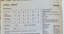 Load image into Gallery viewer, James C Brett double knitting pattern JB760 - Childs Sweater 20-28 ins
