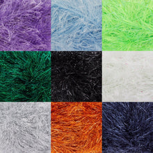 Load image into Gallery viewer, King Cole Tinsel Chunky Eyelash Knitting Yarn Sparkly Glitter Craft Wool 50g
