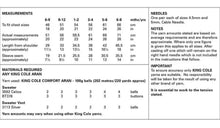 Load image into Gallery viewer, King Cole Aran Knitting pattern 6171 Childs Sweater &amp; Sweater Vest Top 18-26 ins
