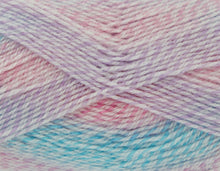 Load image into Gallery viewer, King Cole Melody DK 100g Acrylic Multi-Coloured Self Striping Baby wool / yarn 
