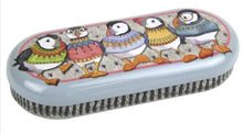 Load image into Gallery viewer, Emma Ball Spectacles Glasses Case Sunglasses Felt Lined Metal Tins
