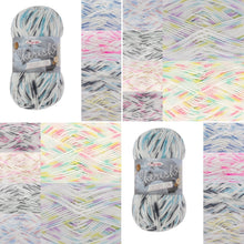 Load image into Gallery viewer, King Cole Baby DK Wool - Cherish Dash 100% Acrylic Self Patterning Knitting Yarn
