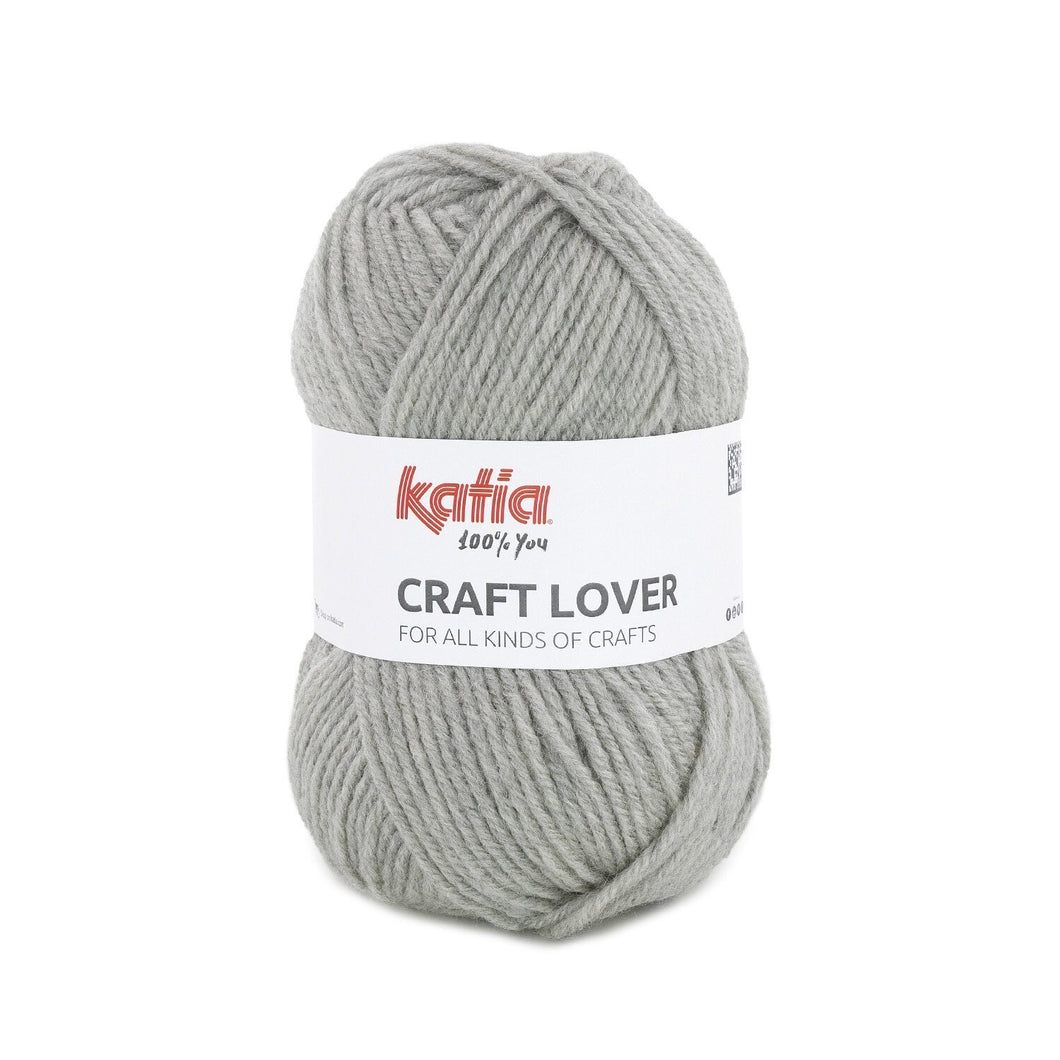 Katia DK Wool Yarn 50g - Light Grey (9) - 70% Acrylic, 30% Wool
