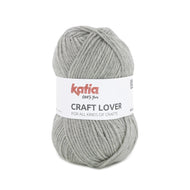 Katia DK Wool Yarn 50g - Light Grey (9) - 70% Acrylic, 30% Wool